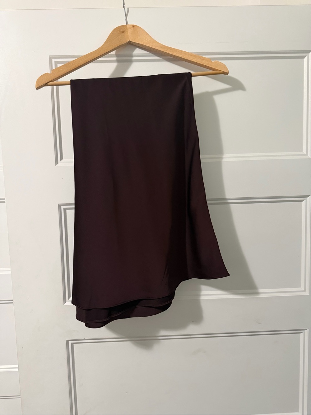 Reitmans Satin Skirt in Plum